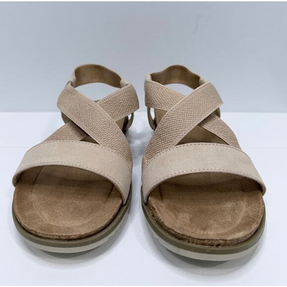 Dream Pairs Women's Nude Comfortable Low Wedge Sandals / Size-7.5 - Picture 7 of 8